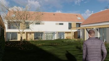 Architektonický návrh KOMUNITNÍ BYDLENÍ - BOŘITOV
